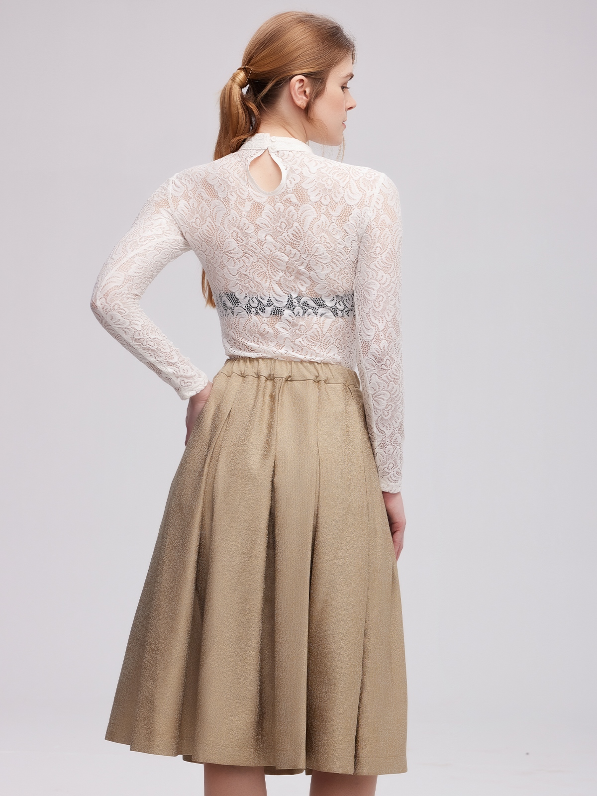 Dirndl Bluse in Grün