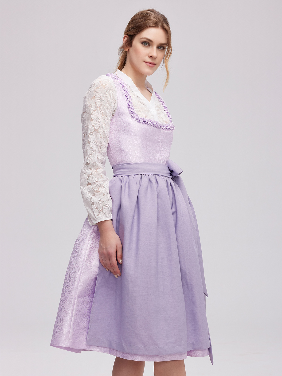 Dirndl Midi in Lila