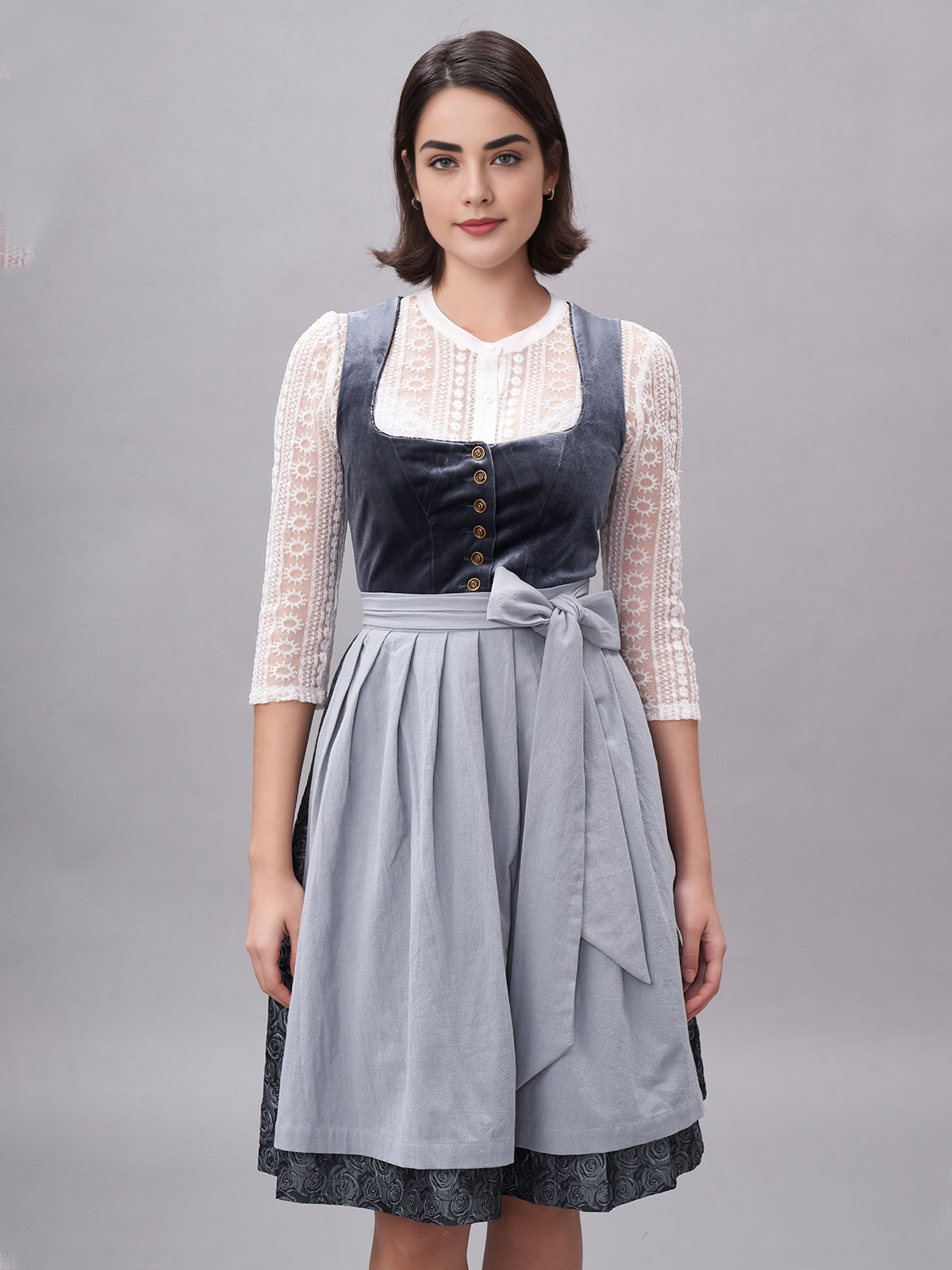 Dirndl in rot-weiß – ein Blickfang auf jedem Fest